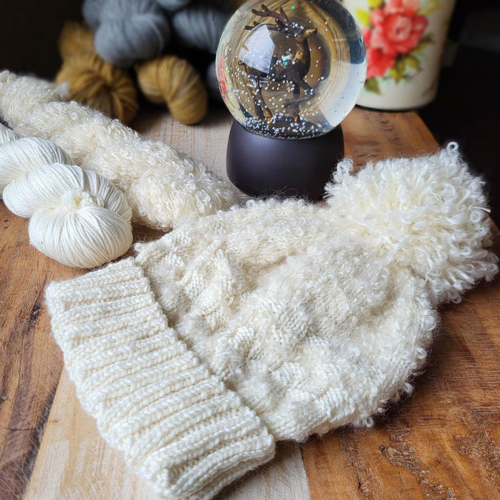 The Bouclé Kit | Knitting kit - Les Laines Biscotte Yarns