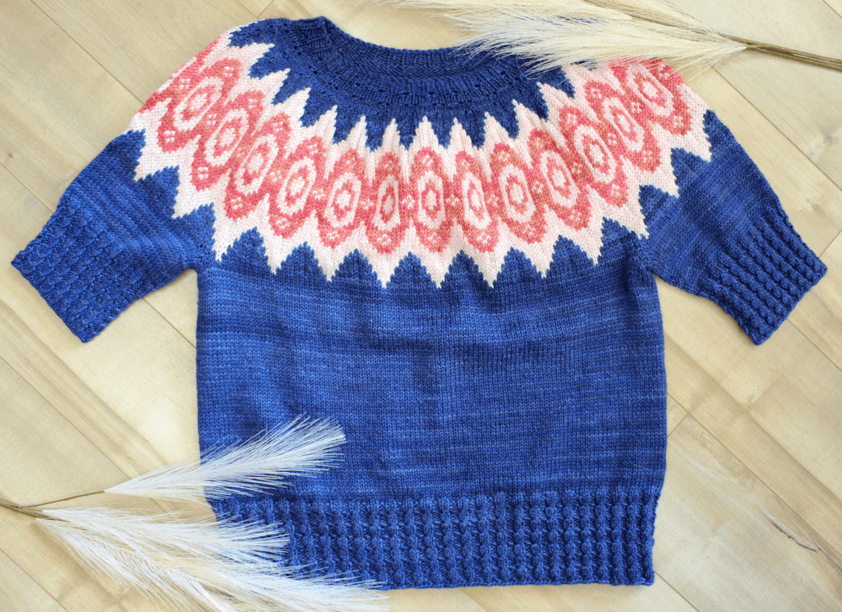 Notre Dame Pullover - KNITTING PATTERN - Les Laines Biscotte Yarns