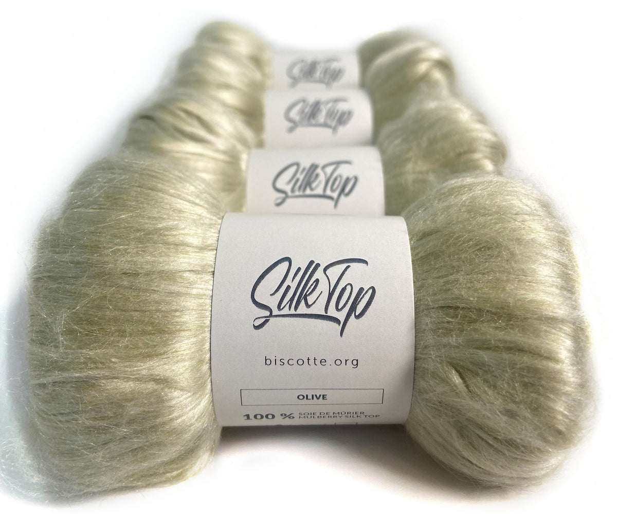 Silk Top - Spinning Fiber