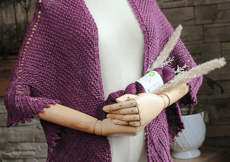 Palmer House Free Shawl Pattern - Les Laines Biscotte Yarns