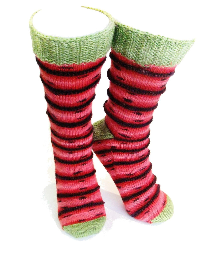 Free sock pattern - The Ladybug socks - Les Laines Biscotte Yarns