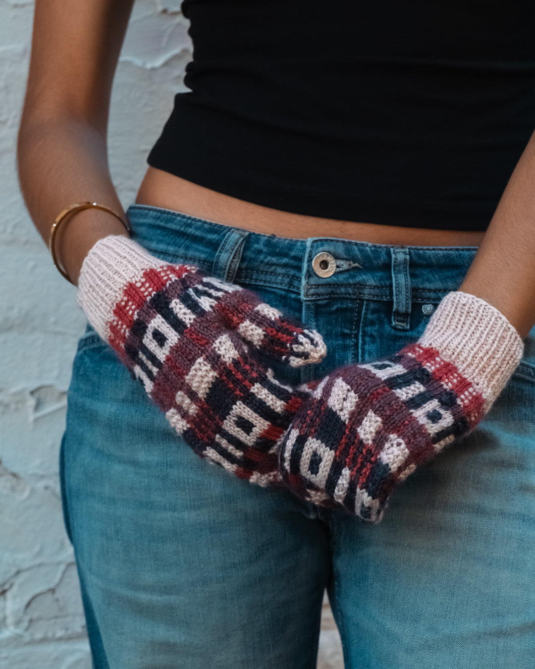 Pixelite Mittens - Knitting pattern and Optional Kit