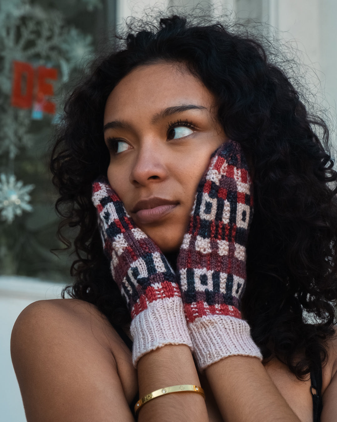 Pixelite Mittens - Knitting pattern and Optional Kit