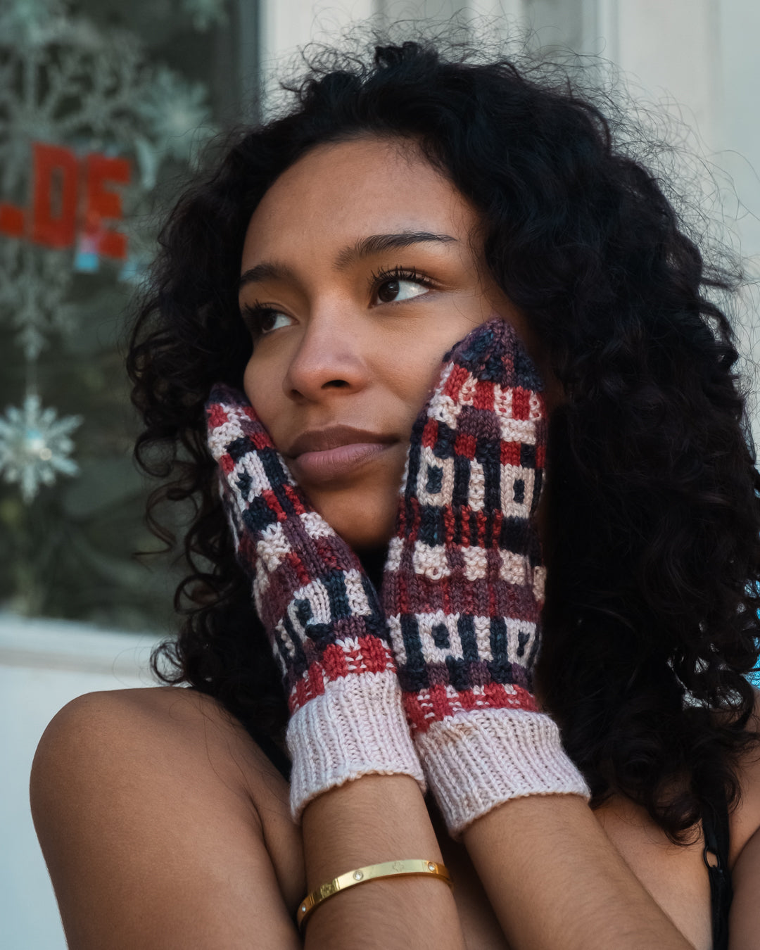 Pixelite Mittens - Knitting pattern and Optional Kit