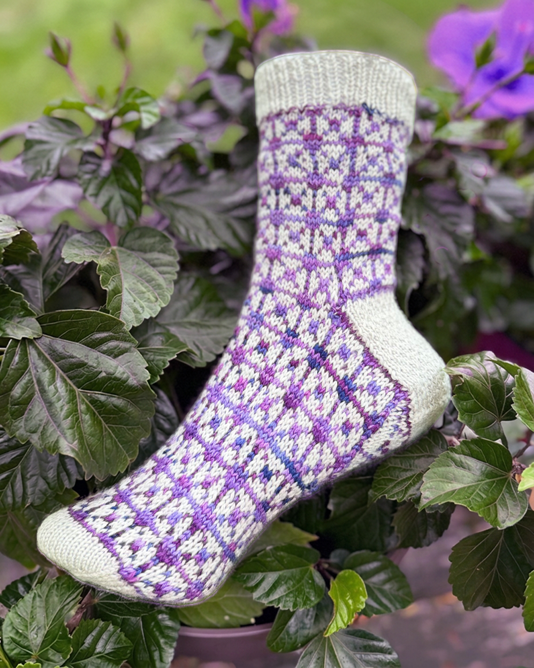 Pompei Socks - knitting pattern and optional kit