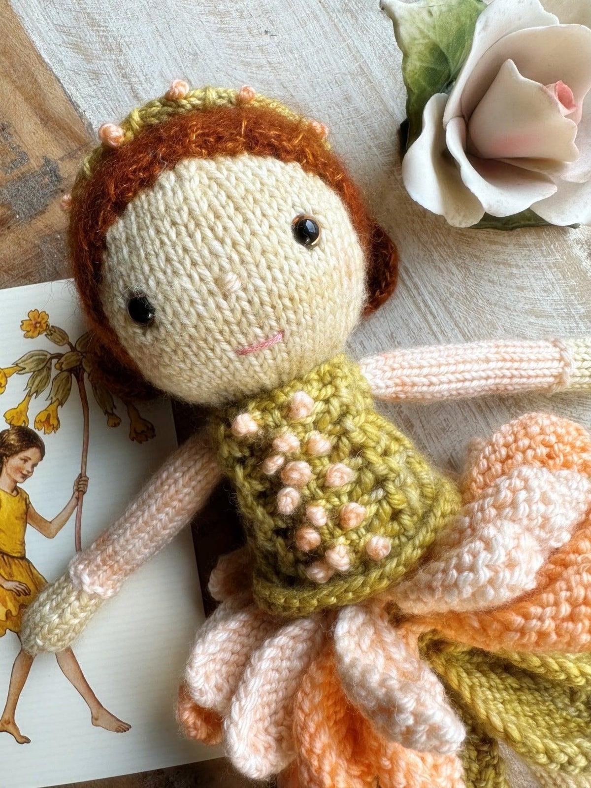 Posie Doll - KNITTING KIT - Les Laines Biscotte Yarns