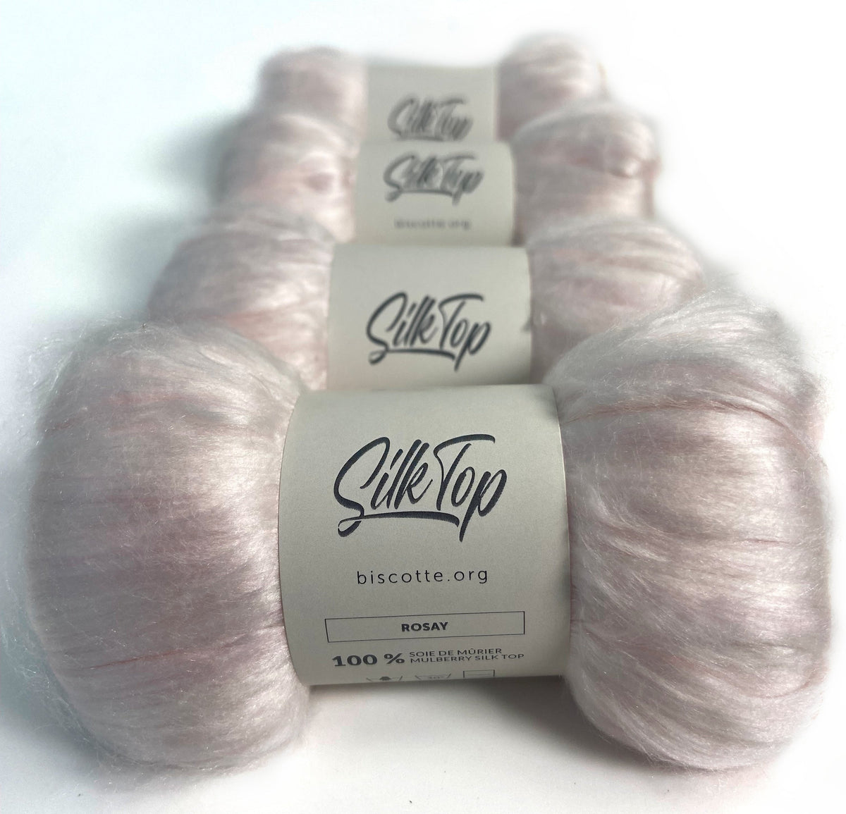 Silk Top - Spinning Fiber