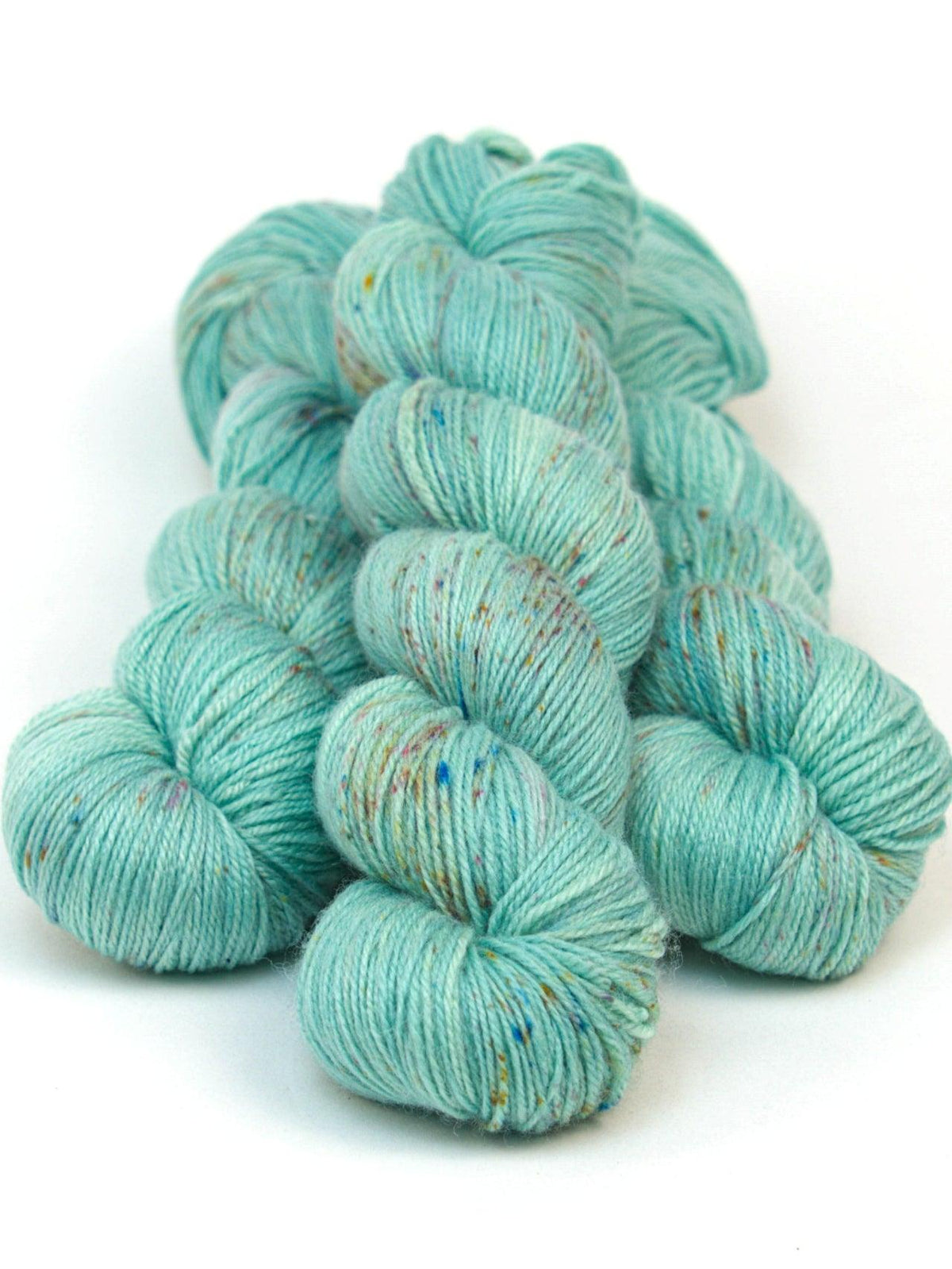 Hand-dyed SUPER SOCK PISTACHIO ICECREAM yarn