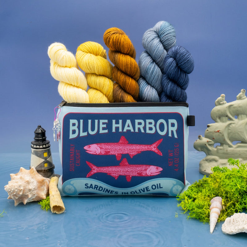 Sardines Hand-Dyed Yarn Bundle by Biscotte