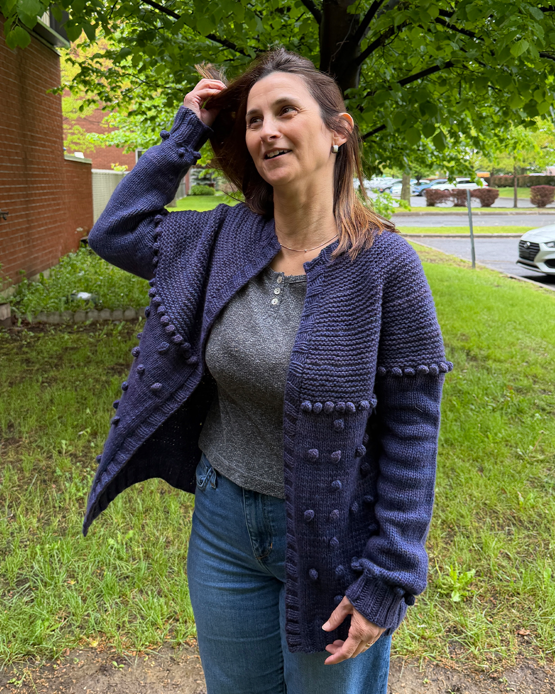 Sadie Cardigan - Free Knitting Pattern and Optional Kits