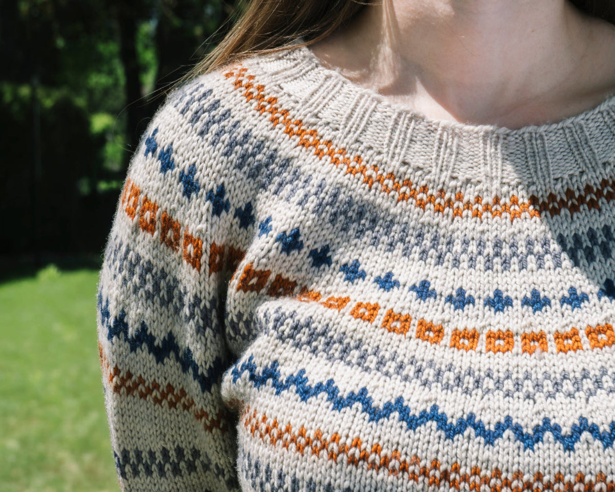 Scribbler Sweater - Knitting pattern and Optional kits