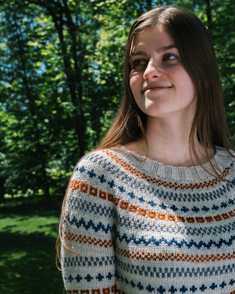 Scribbler Sweater - Knitting pattern and Optional kits