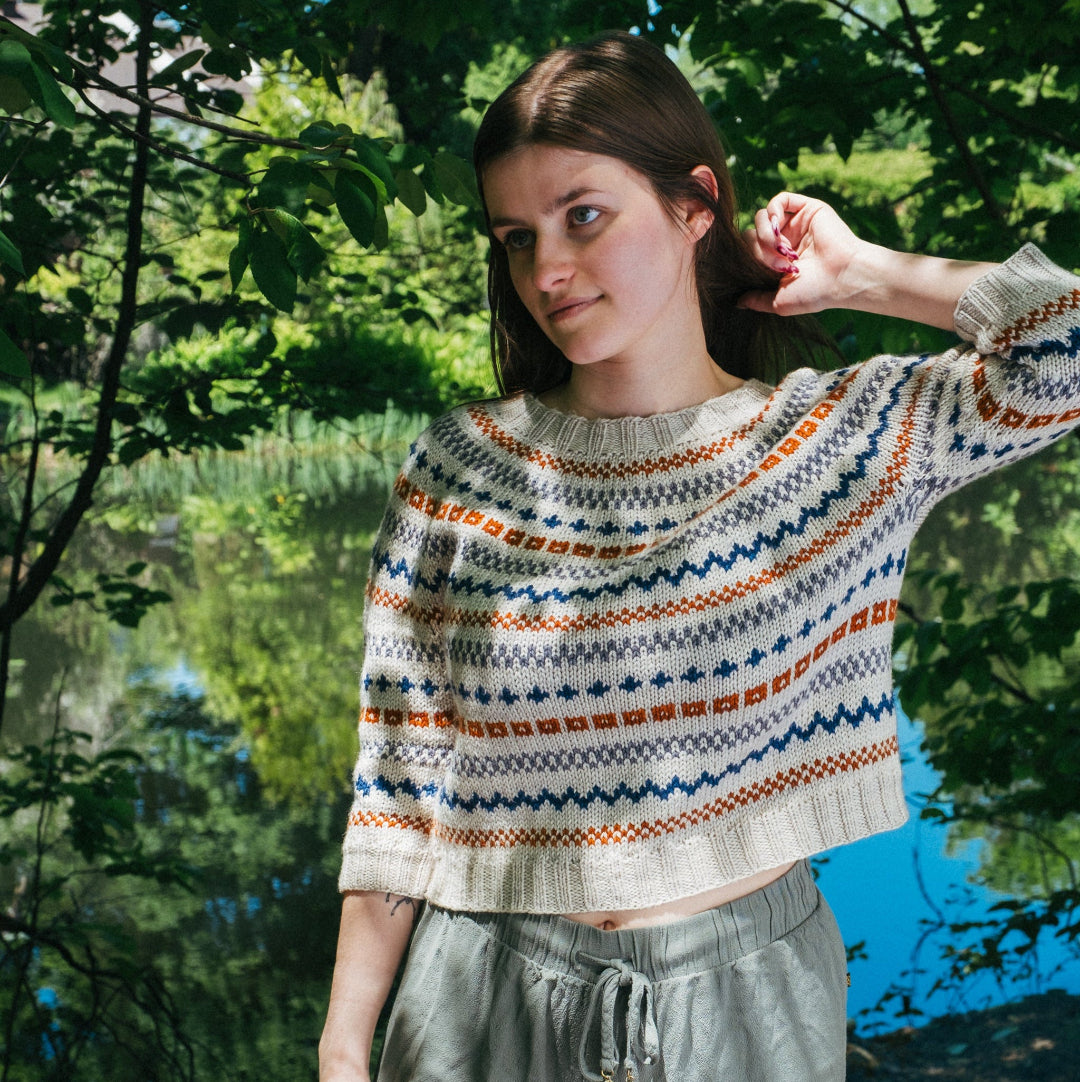 Scribbler Sweater - Knitting pattern and Optional kits