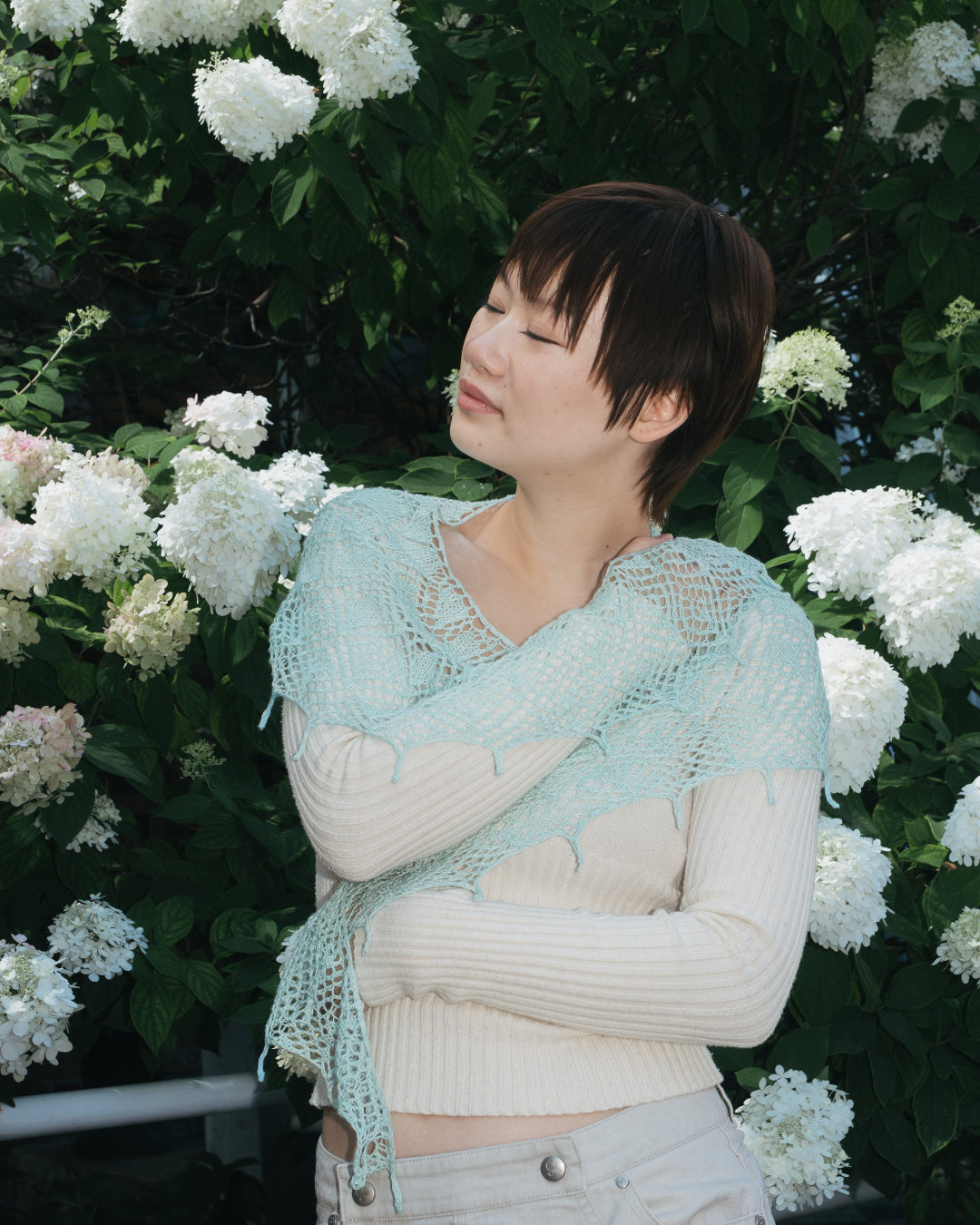 Crystallace Shawl | Knitting Pattern and Optional Kits