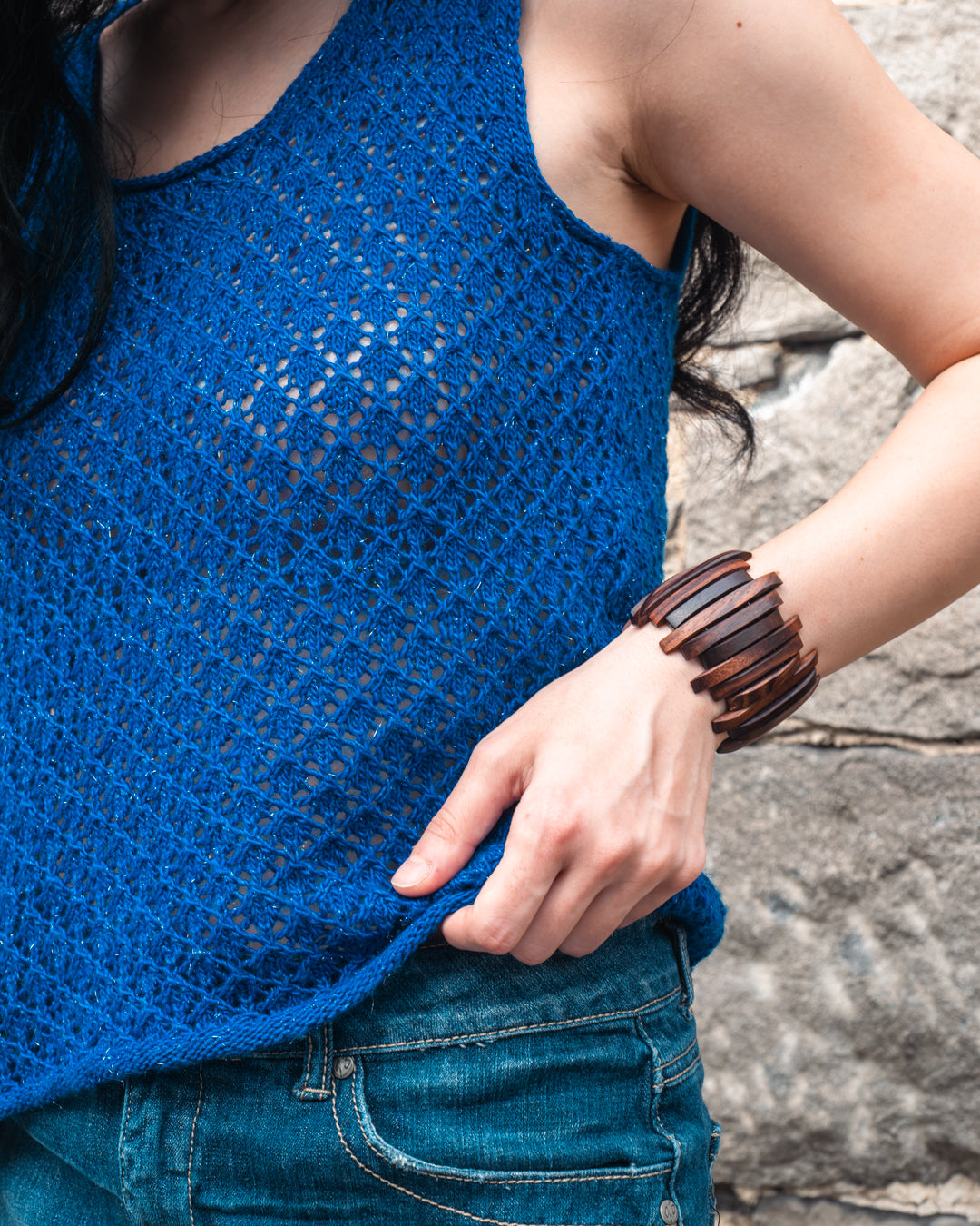 Summer Lace Tank - Knitting pattern and Knitting kits