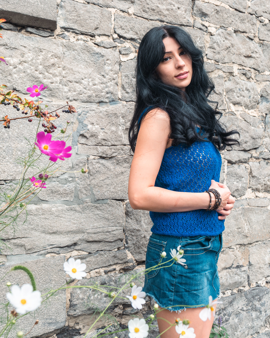 Summer Lace Tank - Knitting pattern and Knitting kits
