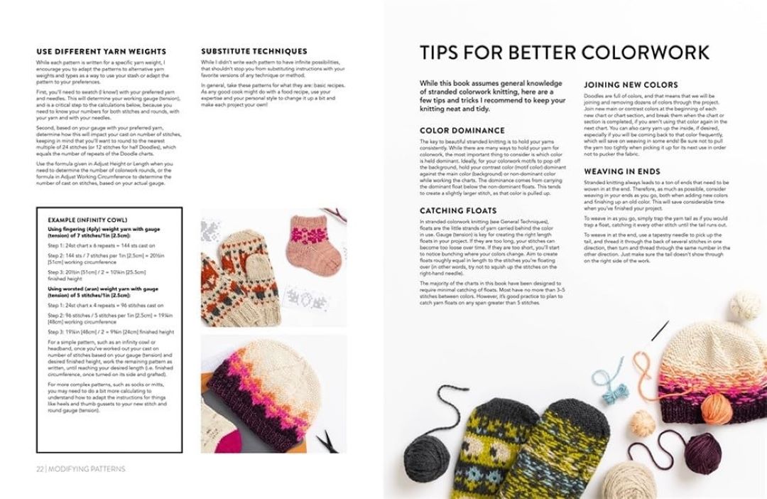 The Doodle Knit Directory: 200 playful colorwork motifs for knitted accessories
