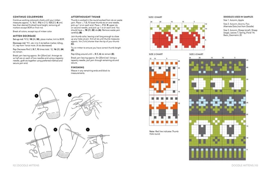 The Doodle Knit Directory: 200 playful colorwork motifs for knitted accessories