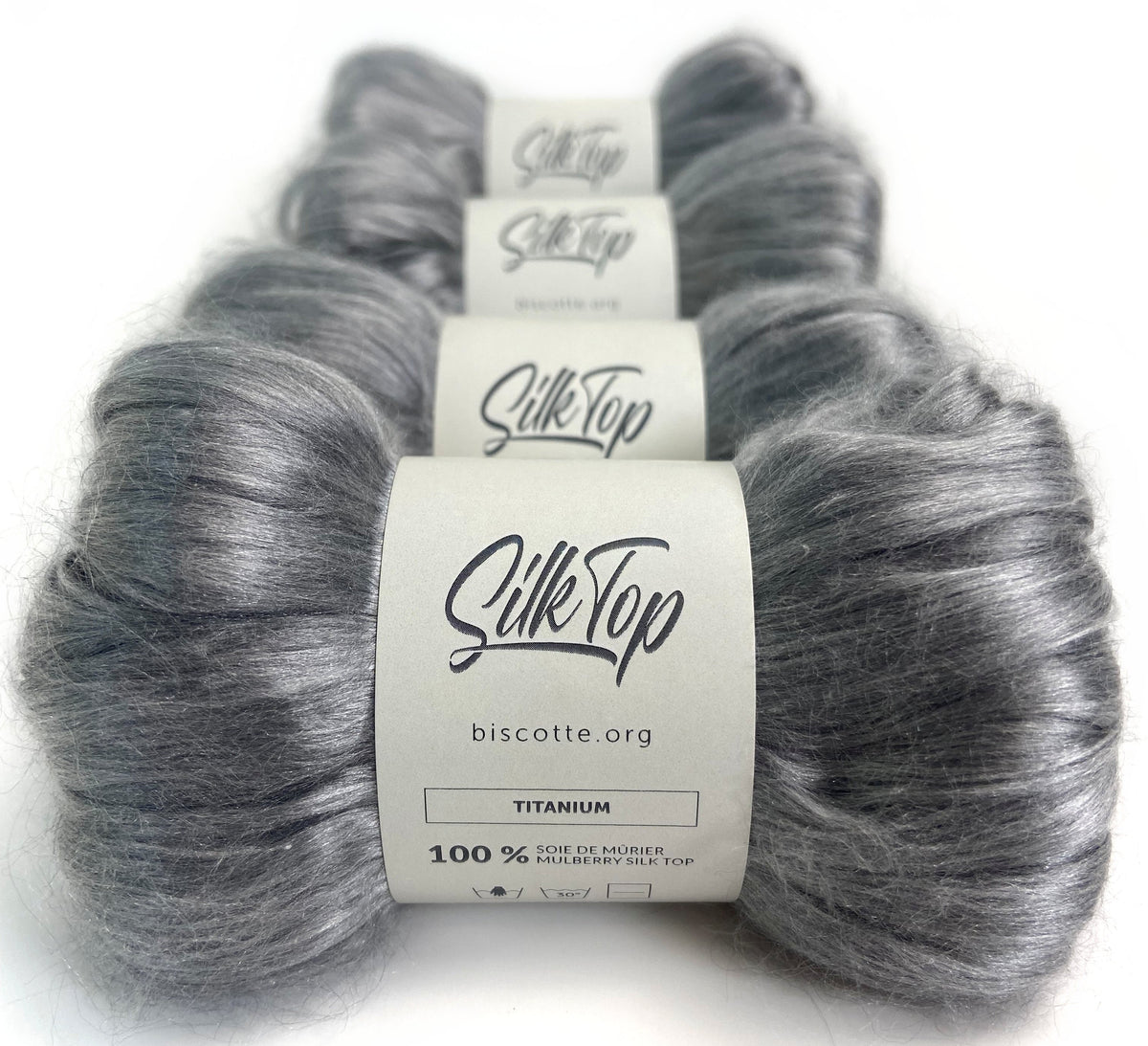 Silk Top - Spinning Fiber