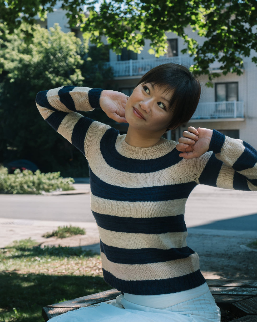 Lea Junior Sweater | Knitting pattern and Optional kits