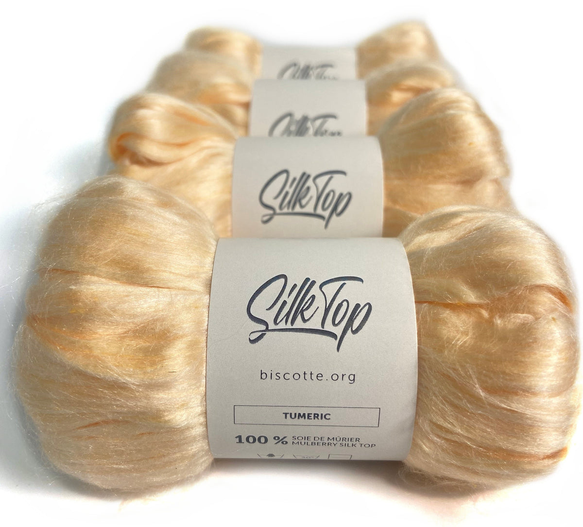 Silk Top - Spinning Fiber