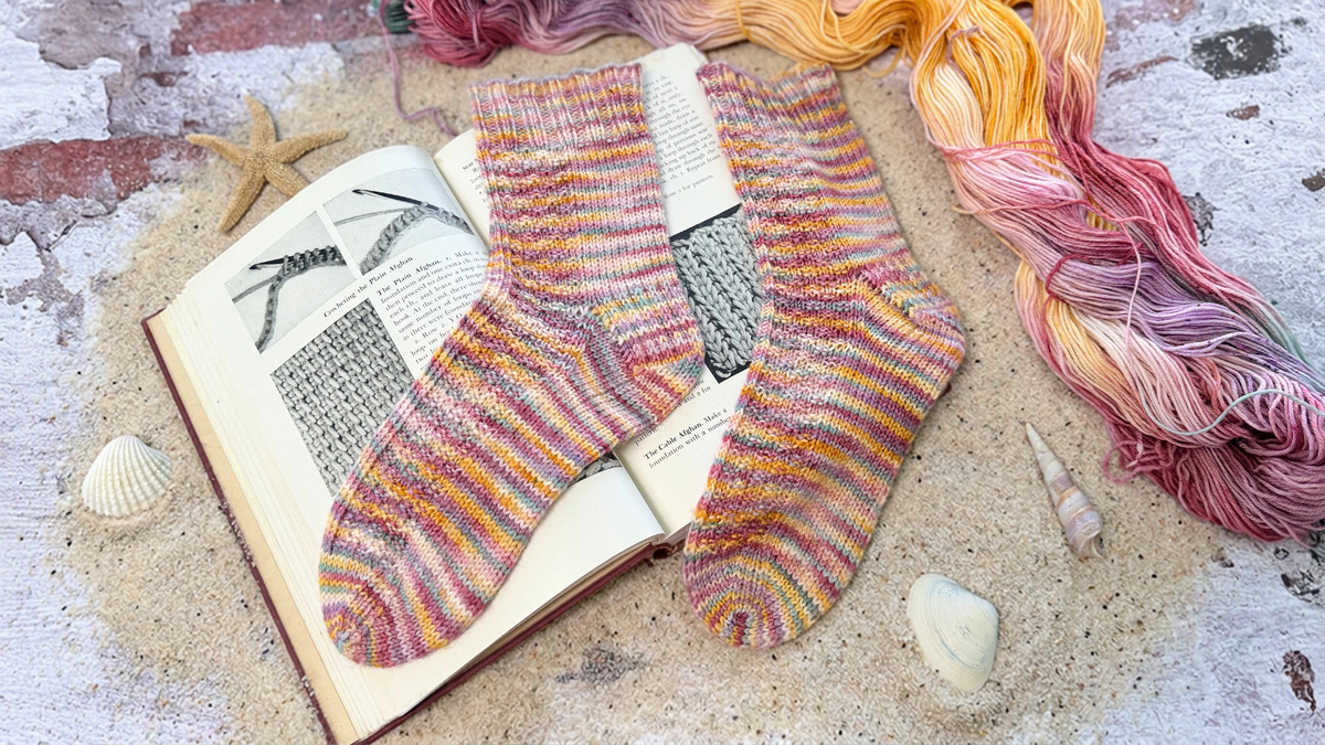 Twisted Textured Socks - Knitting pattern and Optional kit