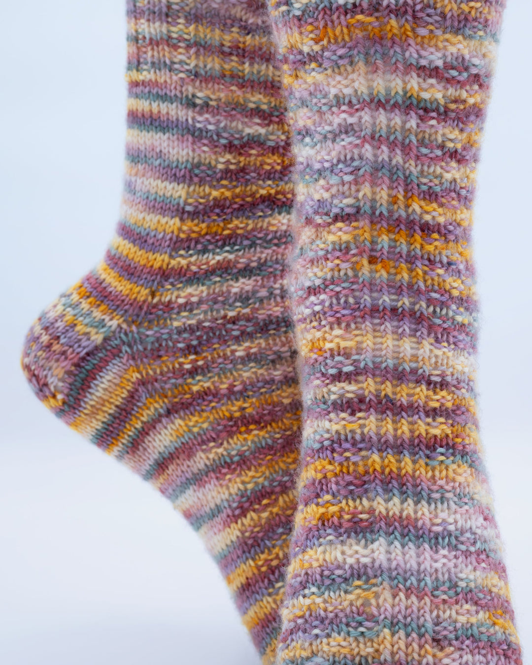 Twisted Textured Socks - Knitting pattern and Optional kit