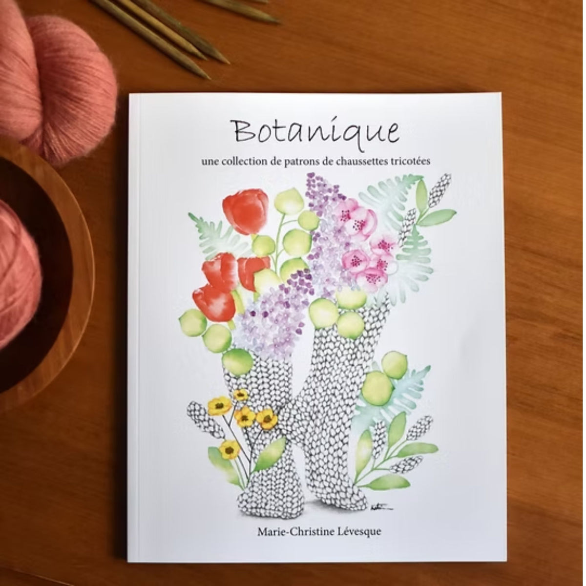 Botanique par Marie-Christine Levesque - livre de patrons de chaussettes