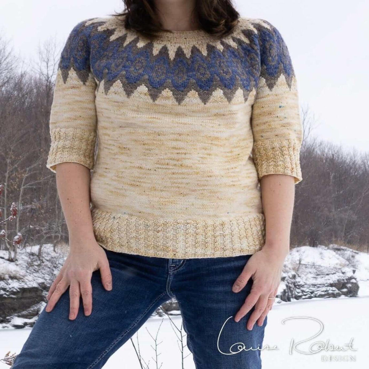 Notre Dame Pullover Knitting Pattern