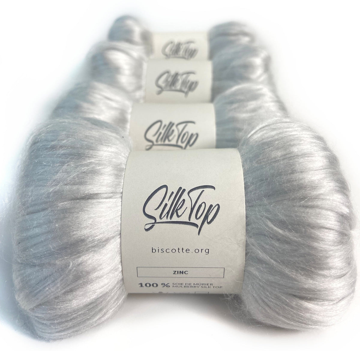 Silk Top - Spinning Fiber