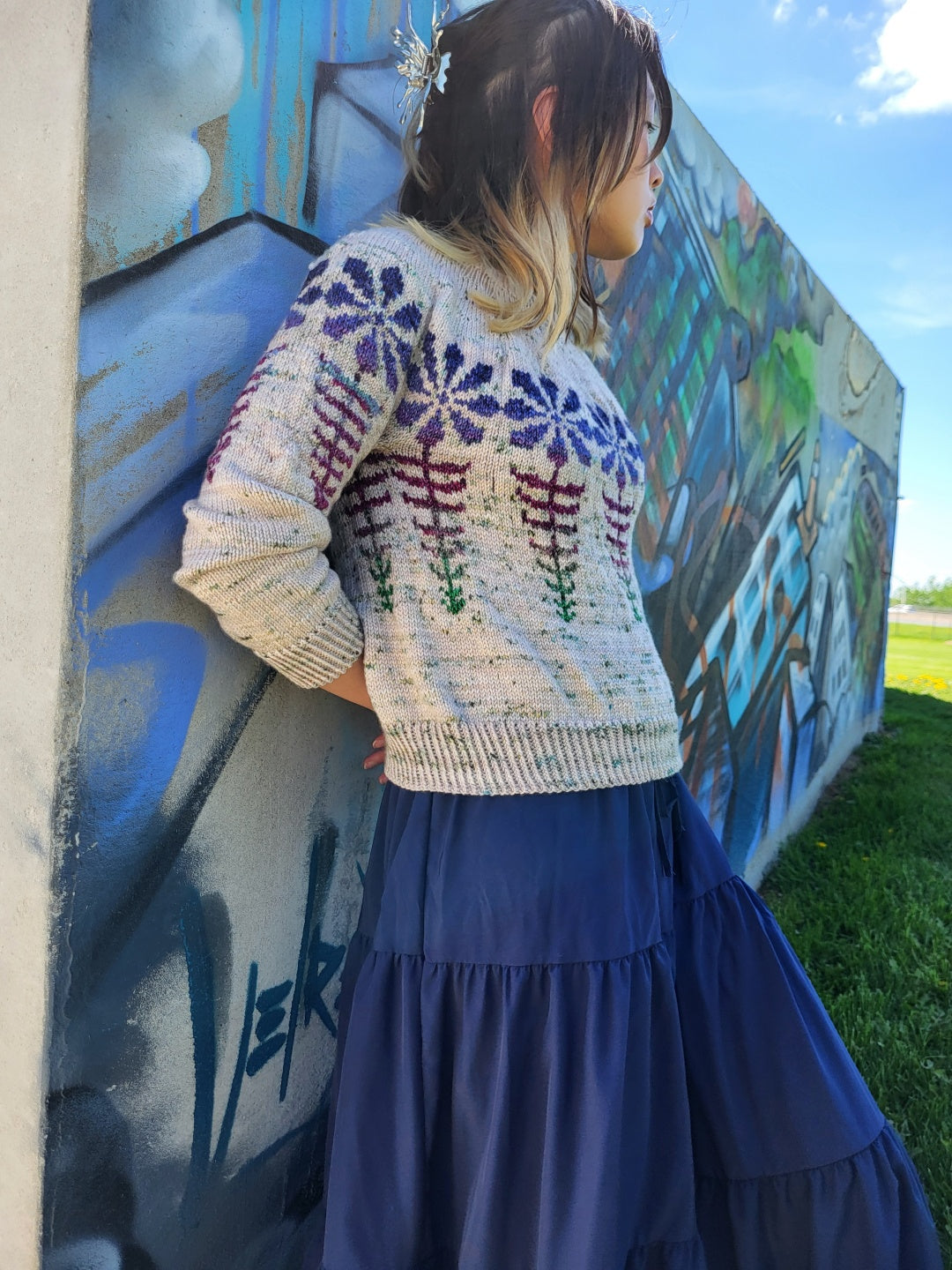 Tithonia Sweater | Knitting pattern and Optional kits