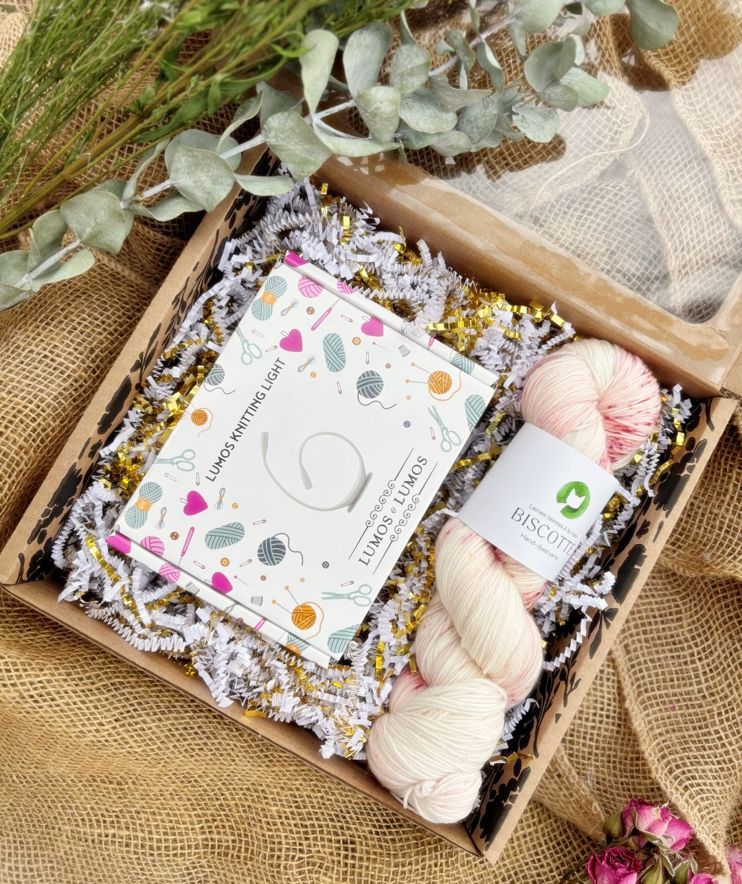 Mother's day Gift 2026 - Lumos Light & Biscotte Fingering Yarn