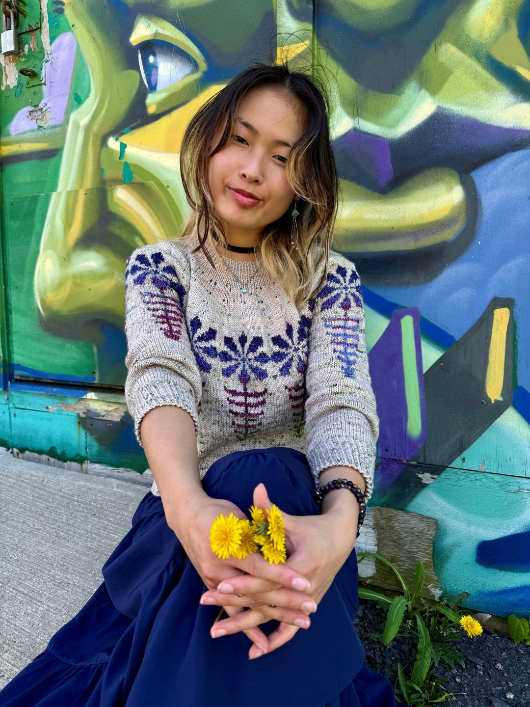 Tithonia Sweater | Knitting pattern and Optional kits