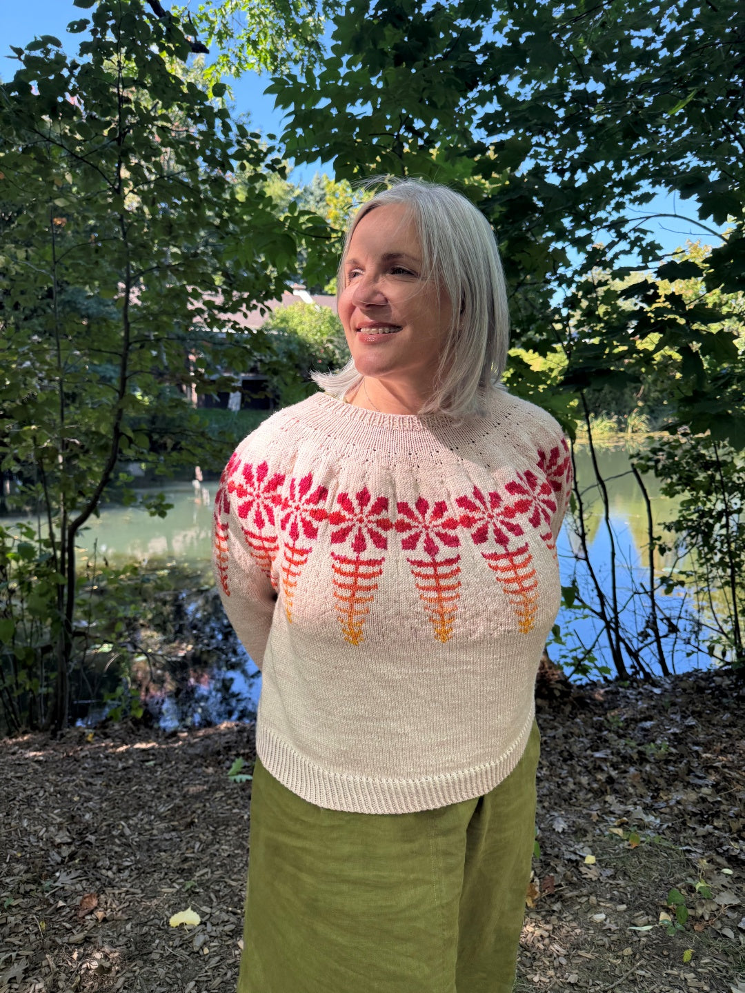 Tithonia Sweater | Knitting pattern and Optional kits