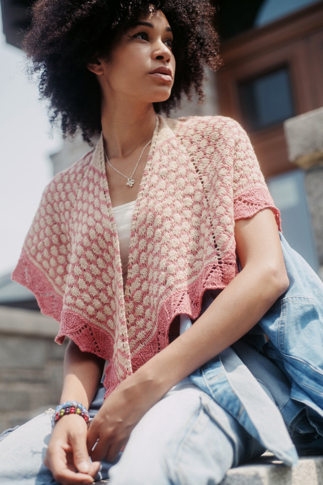 Guanaco Argentino Shawl | Knitting pattern and Optional Kits