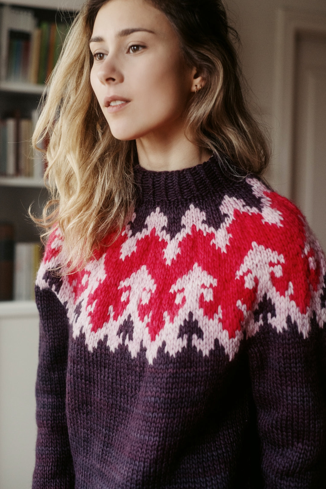 Acanthus Yoke Pullover | Knitting Pattern and Optional Kits – Les