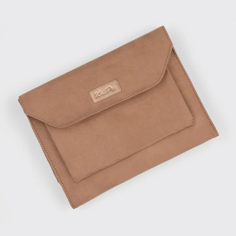 Teamoy Sac à tricoter, organiseur de fil avec housse et séparateur intérieur (de bas en bas) pour crochets, aiguilles à tricoter (jusqu'à 35,6 cm), projets et fournitures, pois gris (accessoires non Teamoy Sac à tricoter, organiseur de fil avec housse et séparateur intérieur (de bas en bas) pour crochets, aiguilles à tricoter (jusqu'à 35,6 cm), projets et fournitures, pois gris (accessoires non