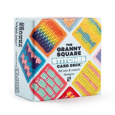 The Granny Square Stitches Card Deck by Claire Montgomerie