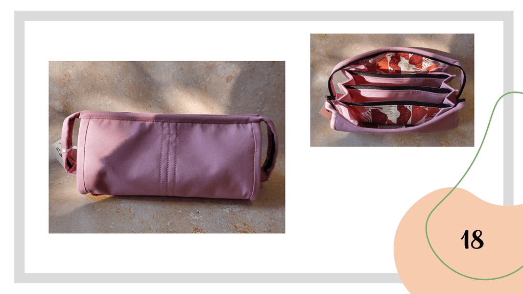 Snap Bag 3 pockets - JOMI Design - Les Laines Biscotte Yarns