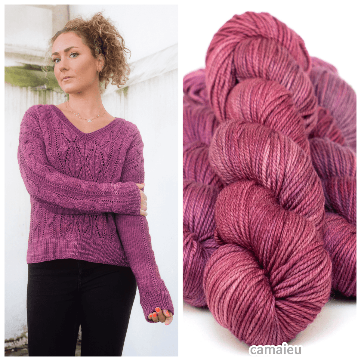 Zenia Sweater | Knitting kit - Les Laines Biscotte Yarns