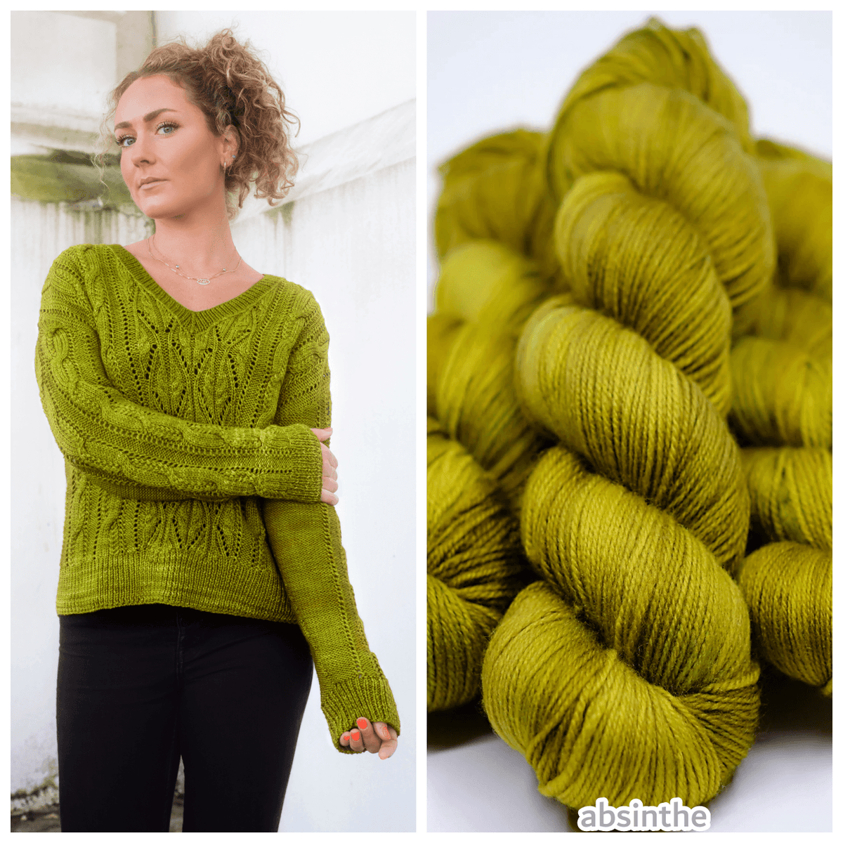 Zenia Sweater | Knitting kit - Les Laines Biscotte Yarns