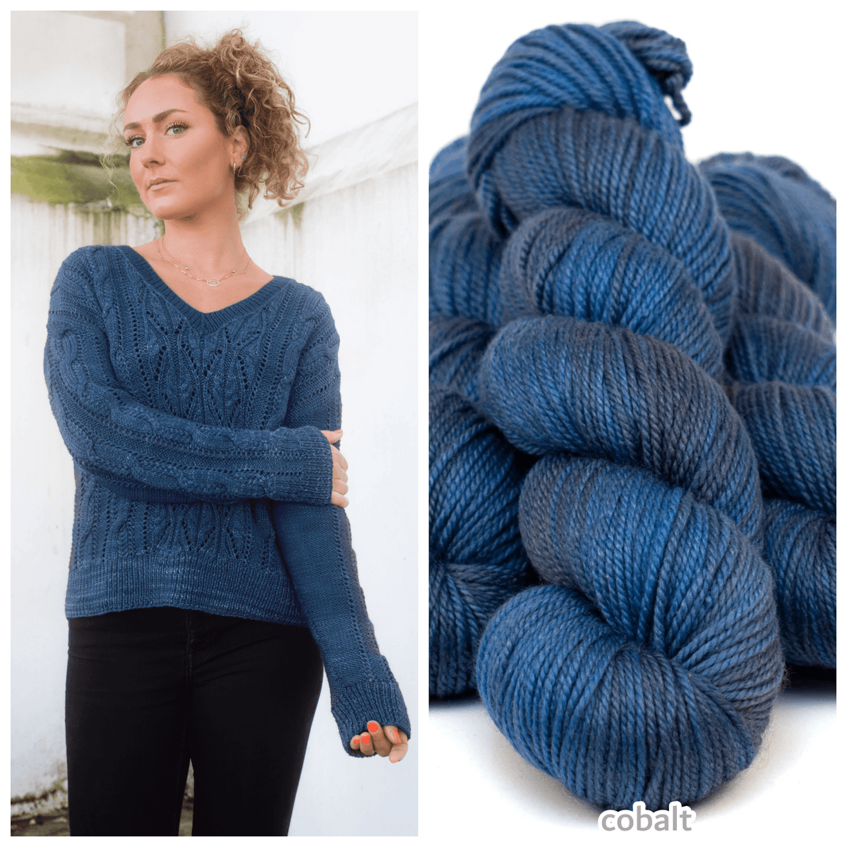 Zenia Sweater | Knitting kit – Les Laines Biscotte Yarns Zenia Sweater | Knitting kit – Les Laines Biscotte Yarns