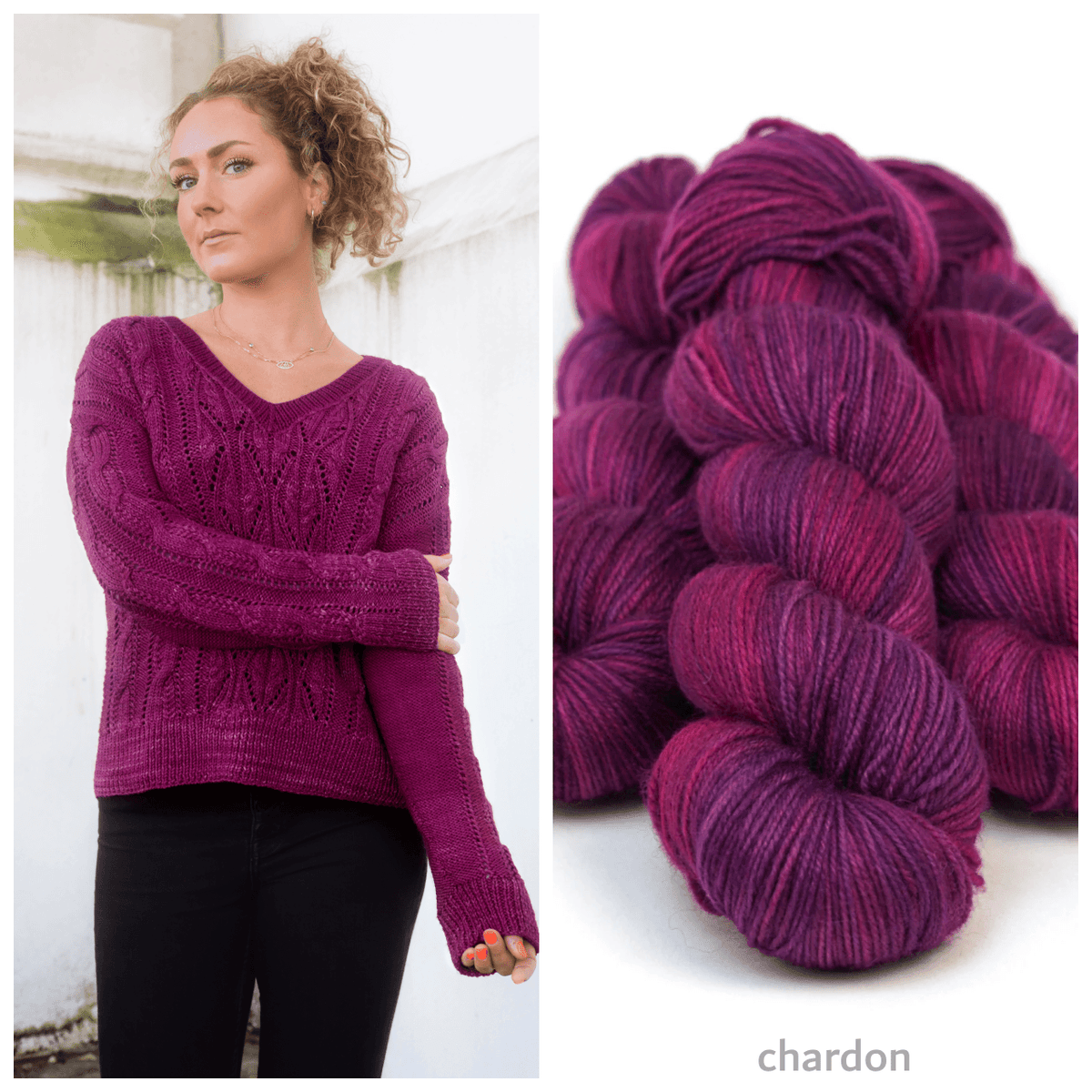 Zenia Sweater | Knitting kit - Les Laines Biscotte Yarns