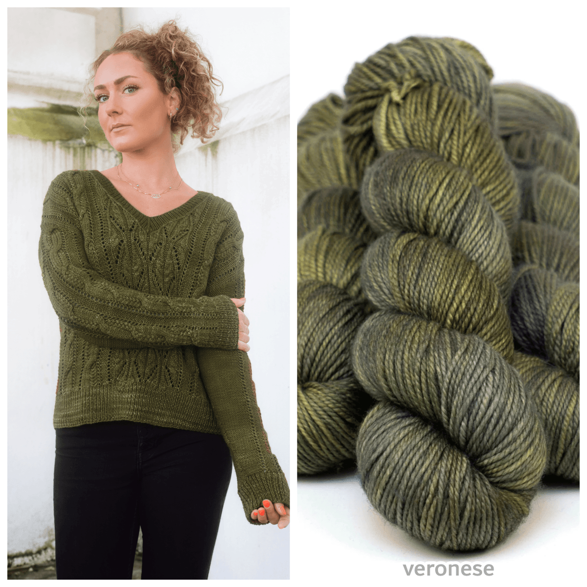 Zenia Sweater | Knitting kit - Les Laines Biscotte Yarns