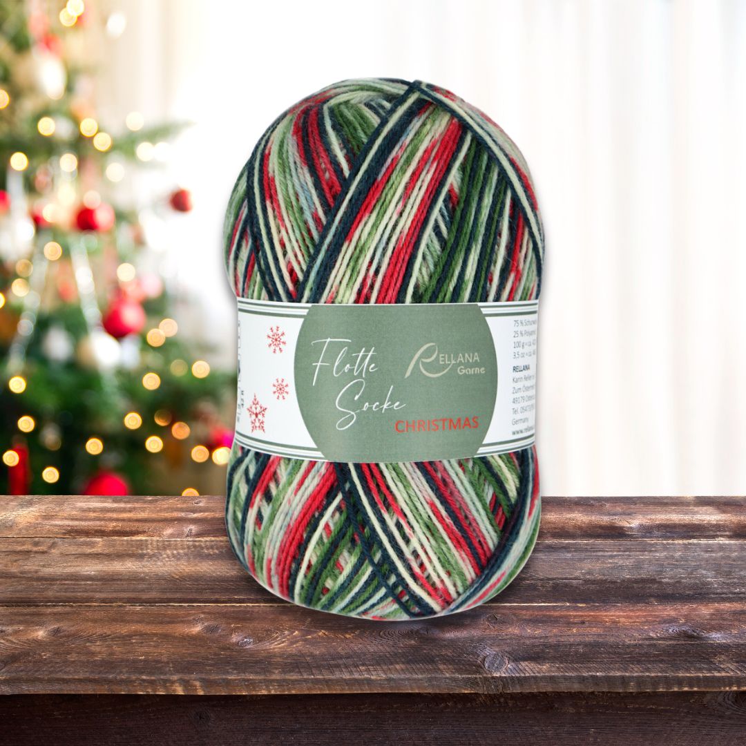 Rellana Flotte Christmas sock yarns 2024 Edition