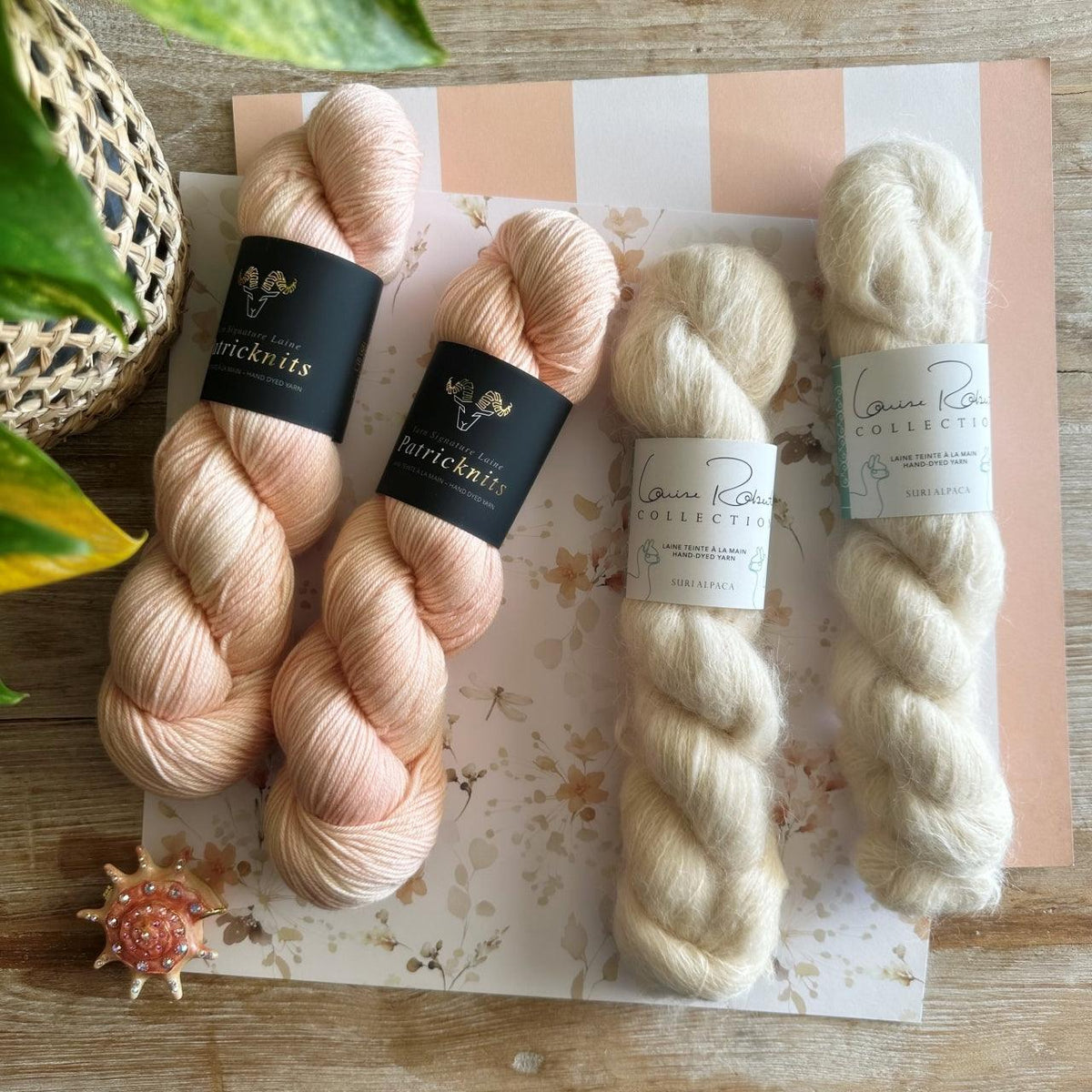 Peachesse Pullover | Knitting kit - Les Laines Biscotte Yarns