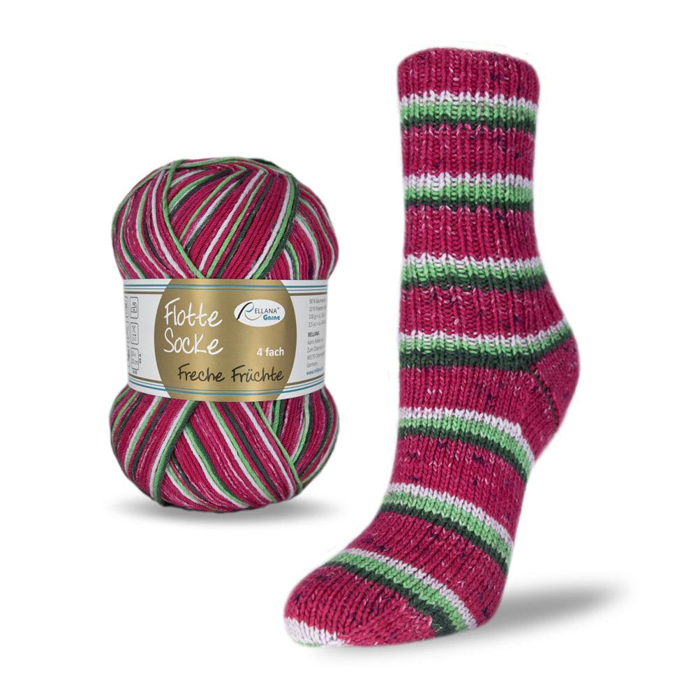 Flotte Sock Freche Fruchte DISC - Les Laines Biscotte Yarns