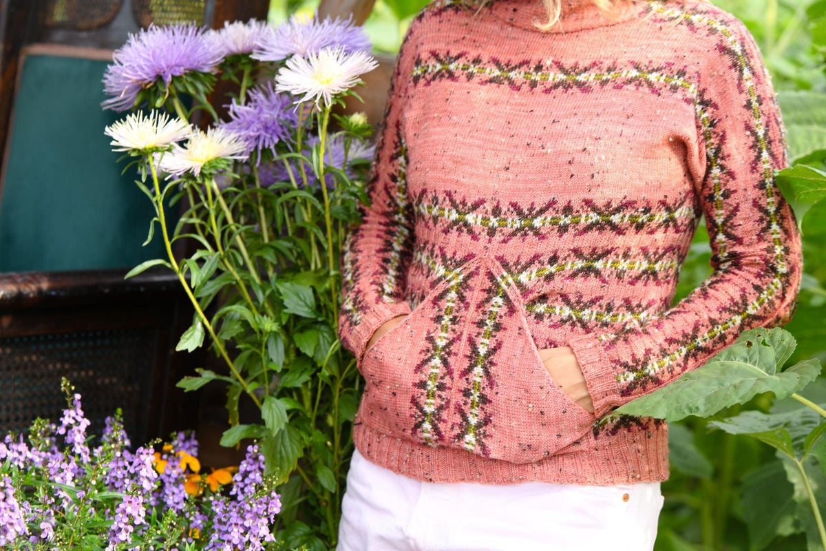 Trinity Sweater | Knitting kit - Les Laines Biscotte Yarns