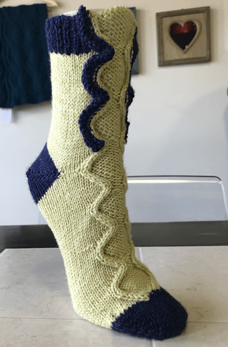 Sea Creature Free Sock Pattern - Les Laines Biscotte Yarns