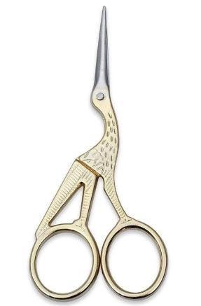 Stork Needlework Scissors - 4 1/2'' (11.4cm) - Les Laines Biscotte Yarns